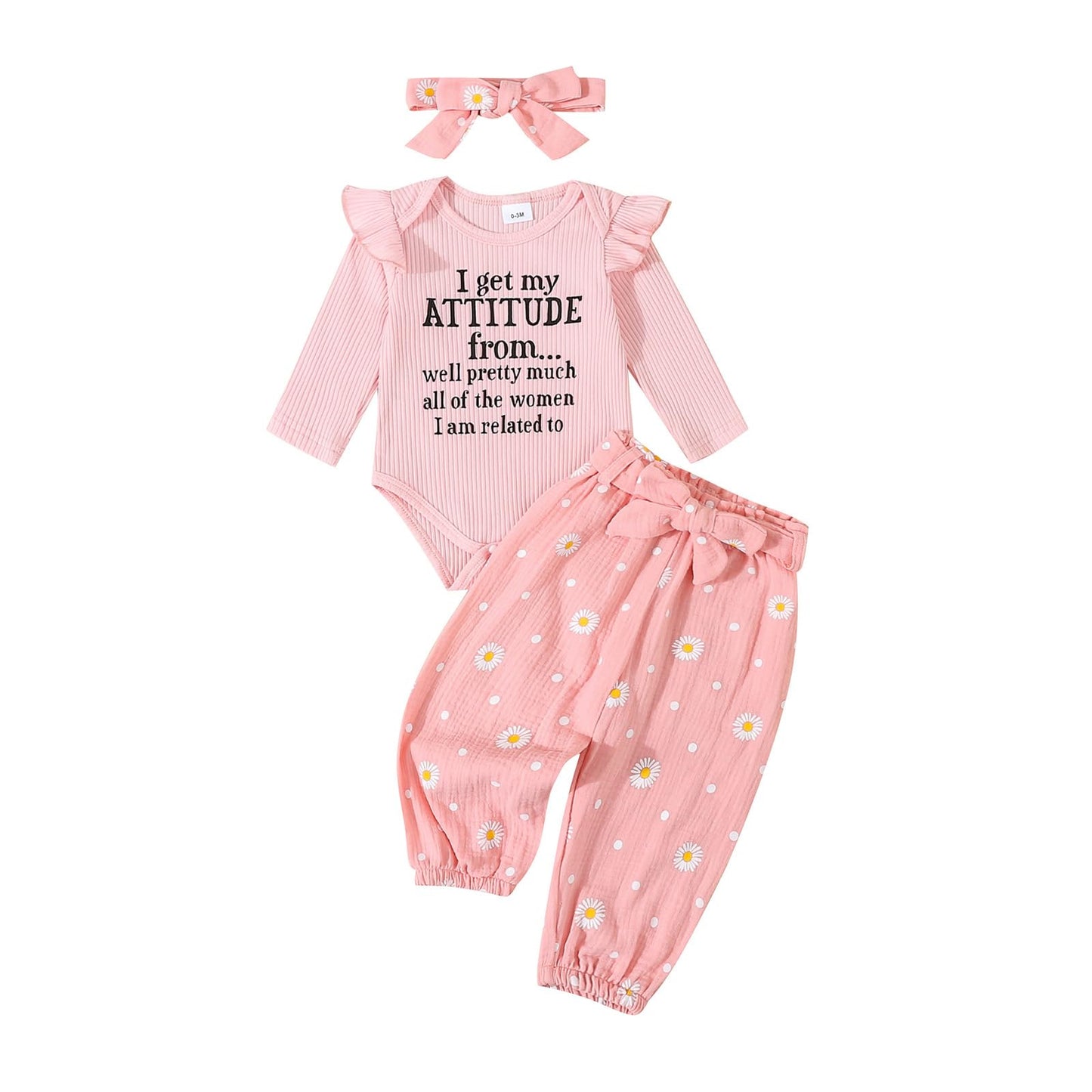 Daisy Darling Newborn Girl Knit Set