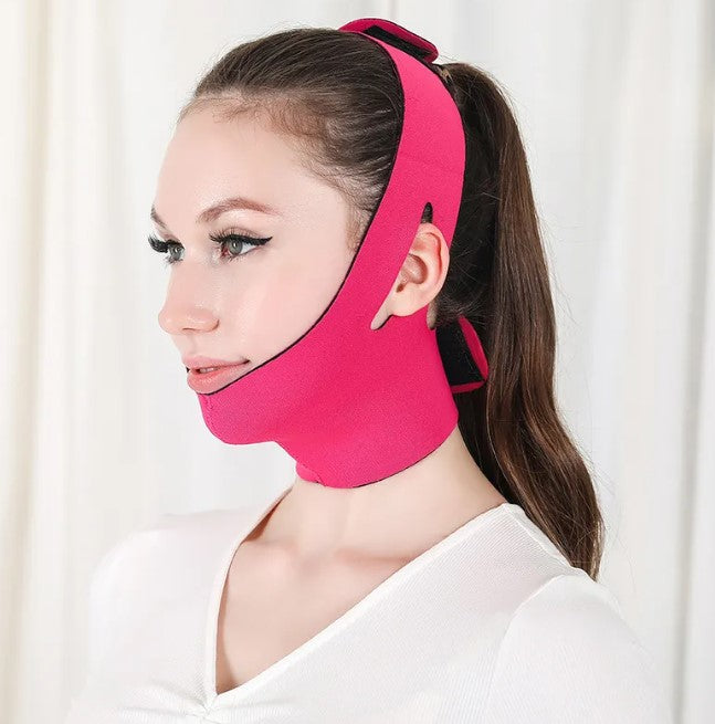 Bandeau visage double menton masséter