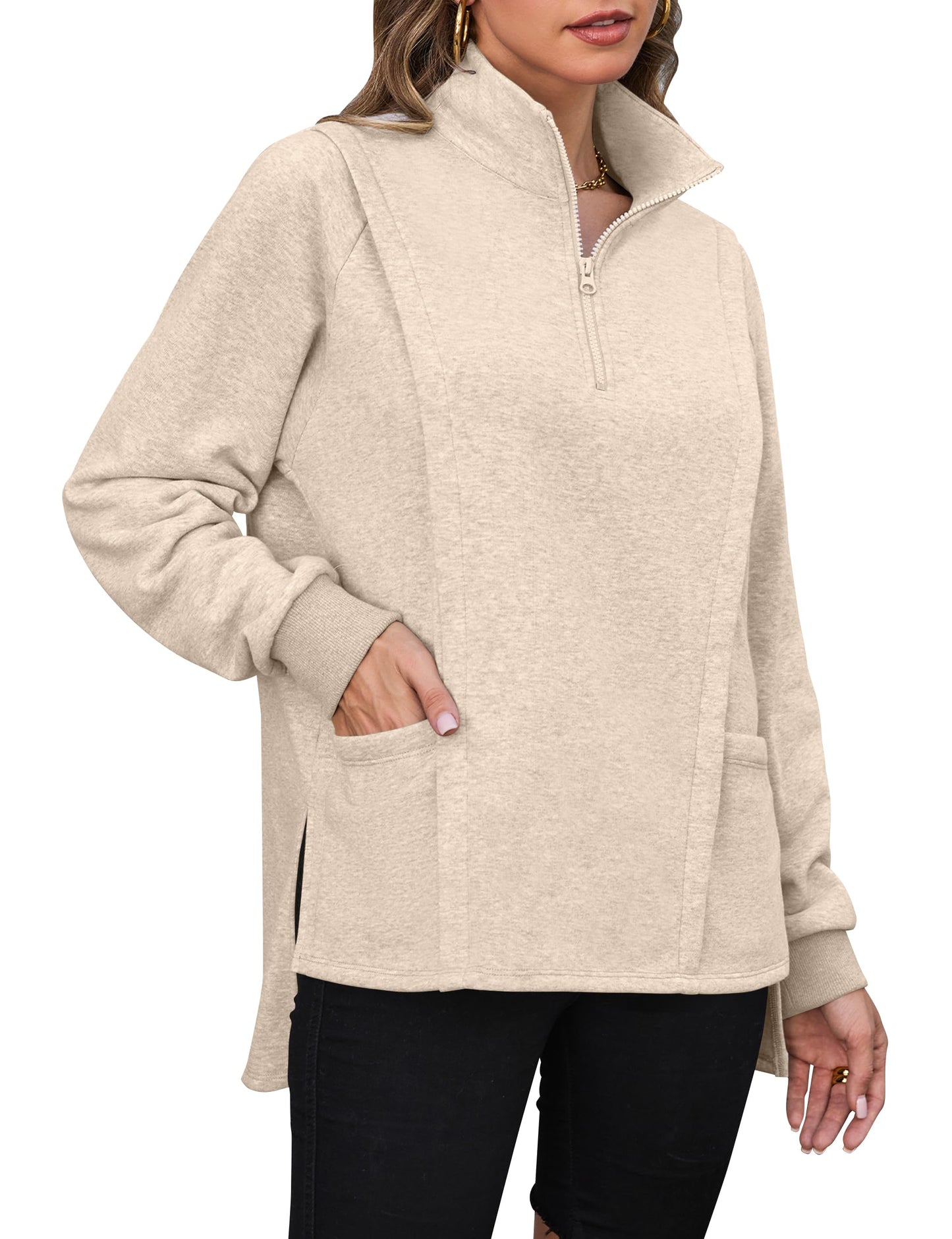 CozyChic Zip Pullover