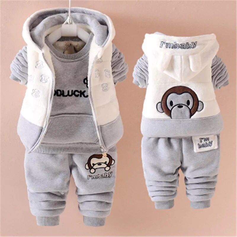 Cozy Kiddie Seasonal Outfit Trio