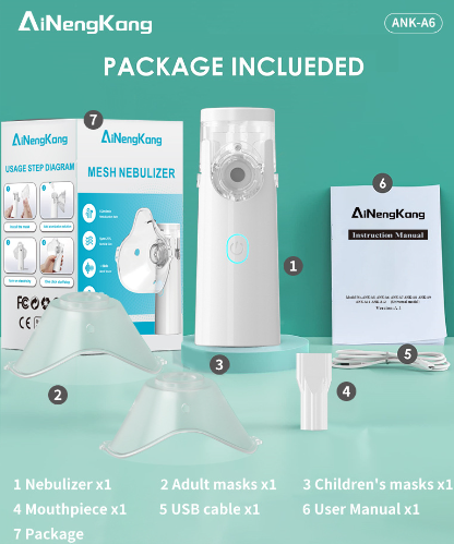 Nébuliseur portable Inhalateur d'asthme portatif