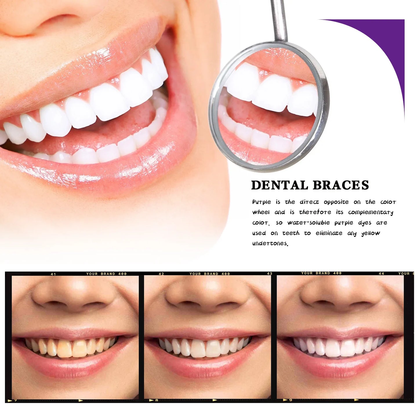 Mousse Nettoyante Dents V34