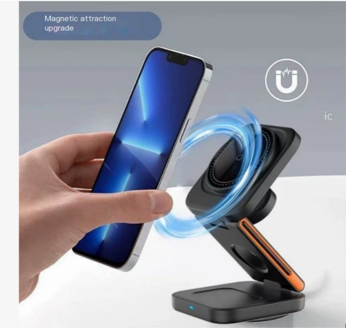 Chargeur sans fil pliable 3-en-1