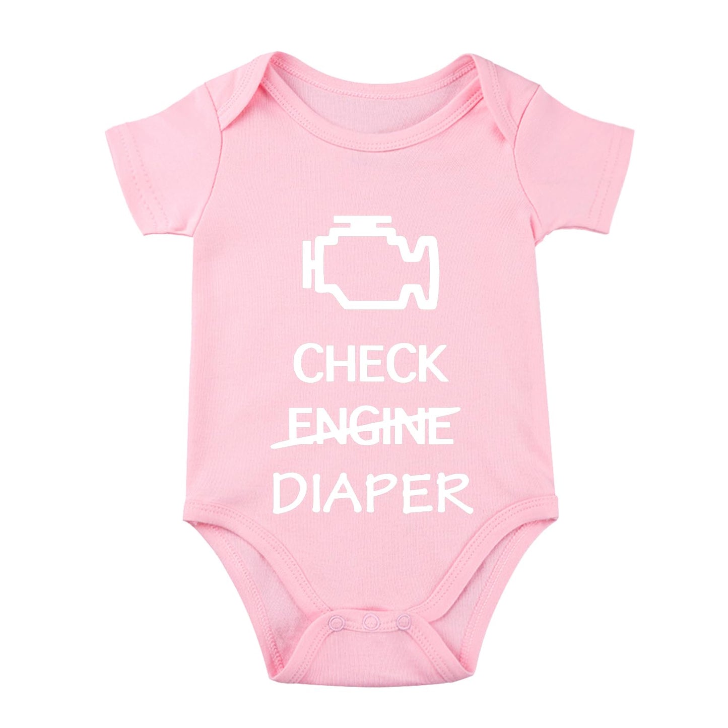 Check Engine Baby Mechanic Onesie