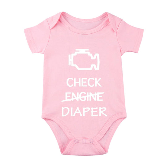 Check Engine Baby Mechanic Onesie