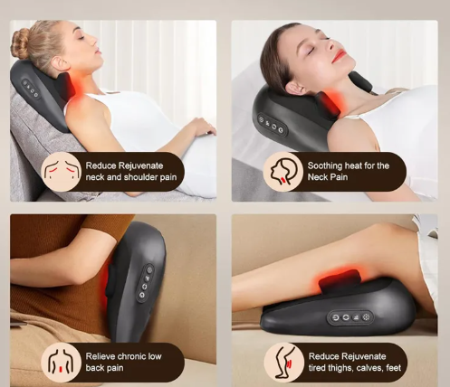 Oreiller de massage pour le cou et les épaules