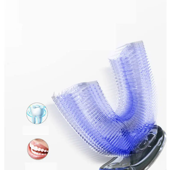 Brosse à dents électrique ultrasonique en forme de U