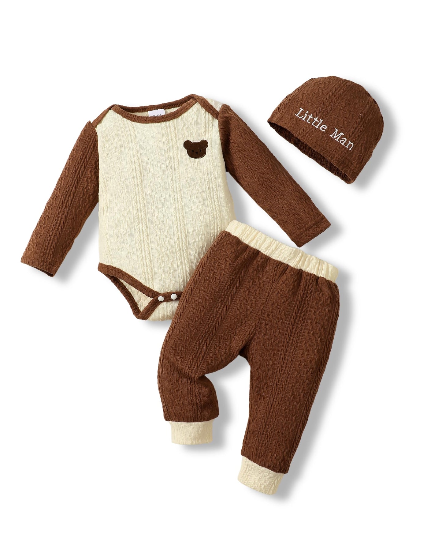 Charming Bear-Themed Baby Winter Set