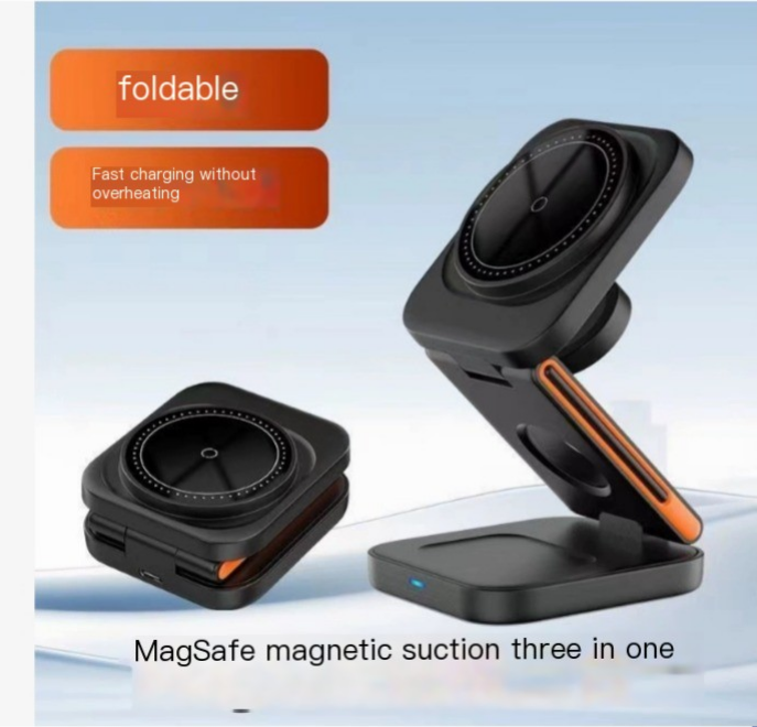 Chargeur sans fil pliable 3-en-1