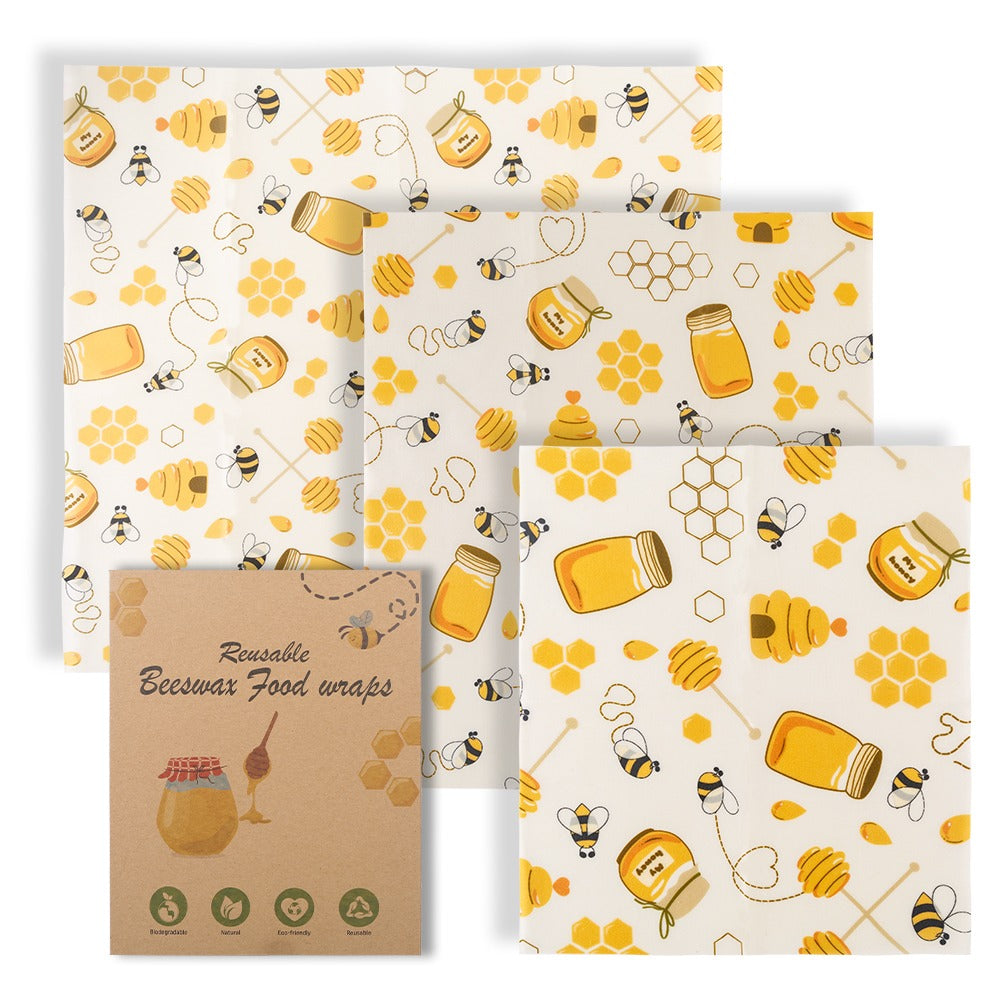Tissu de conservation en coton et cire d'abeille