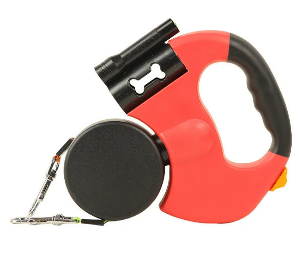Laisse double automatique pour chien