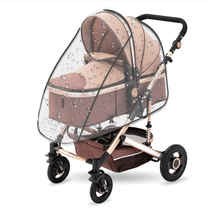 Habillage pluie universel pour poussette de bébé