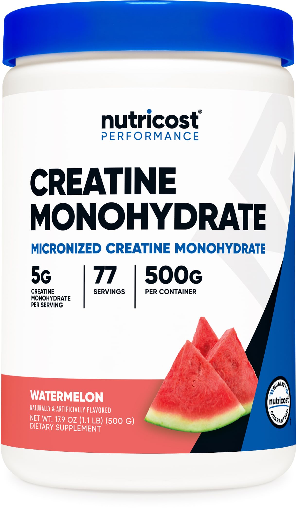 Nutricost Watermelon Creatine Powder 500g - Vegan & Gluten-Free