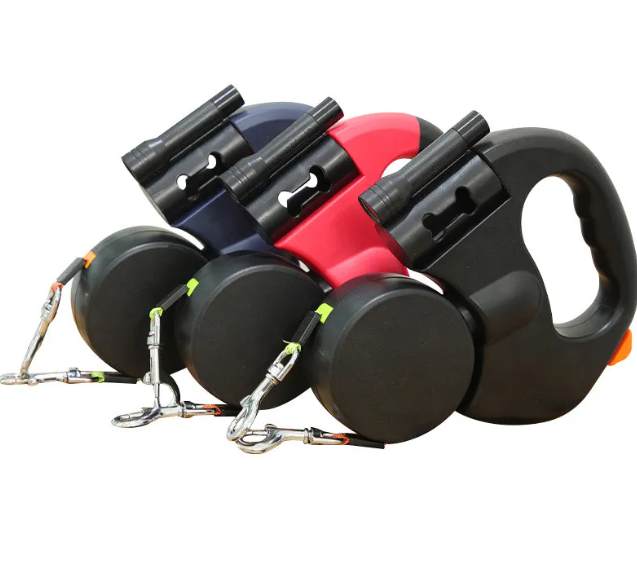 Laisse double automatique pour chien
