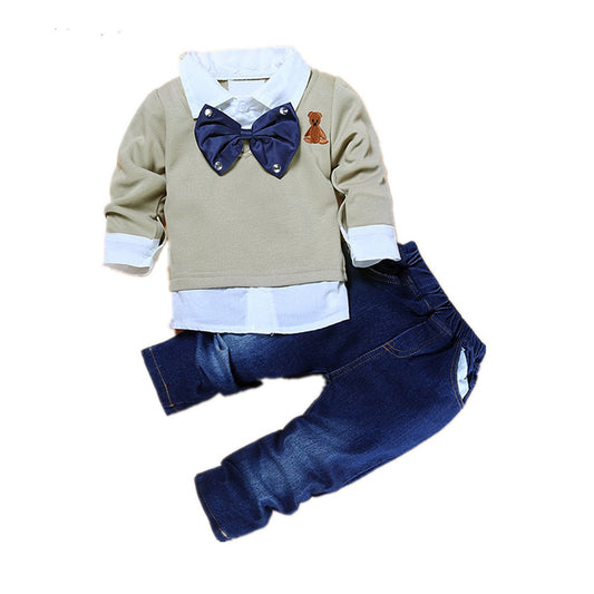Chic Toddler Boy 2pcs Gentleman Set