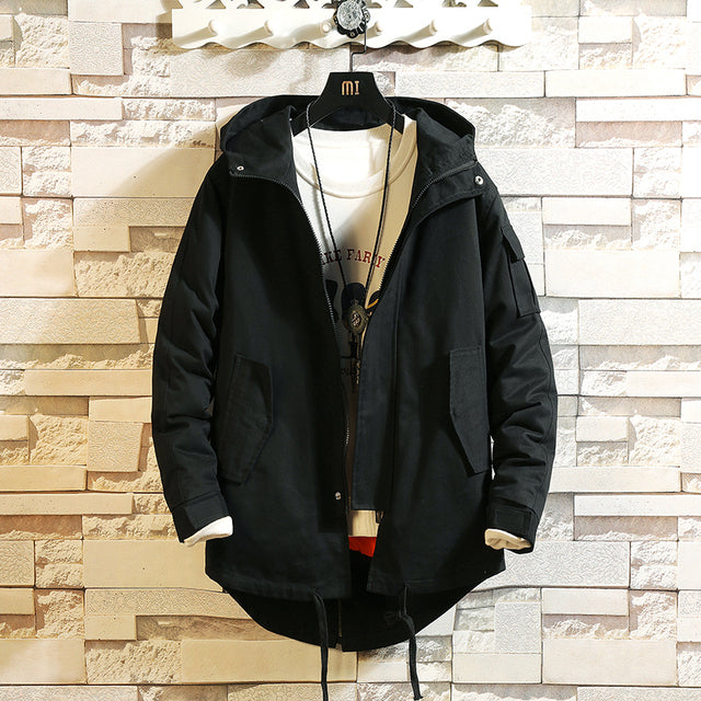 Autumn Camo Hooded Tactical Jacket
