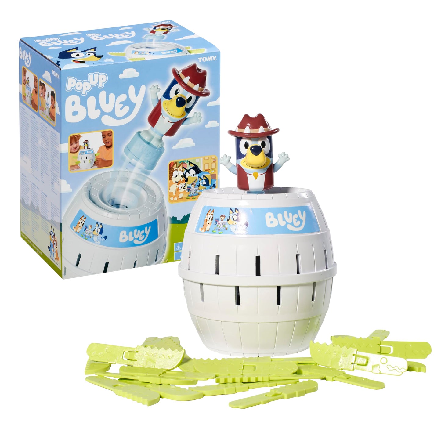 TOMY Games Pop Up Bluey