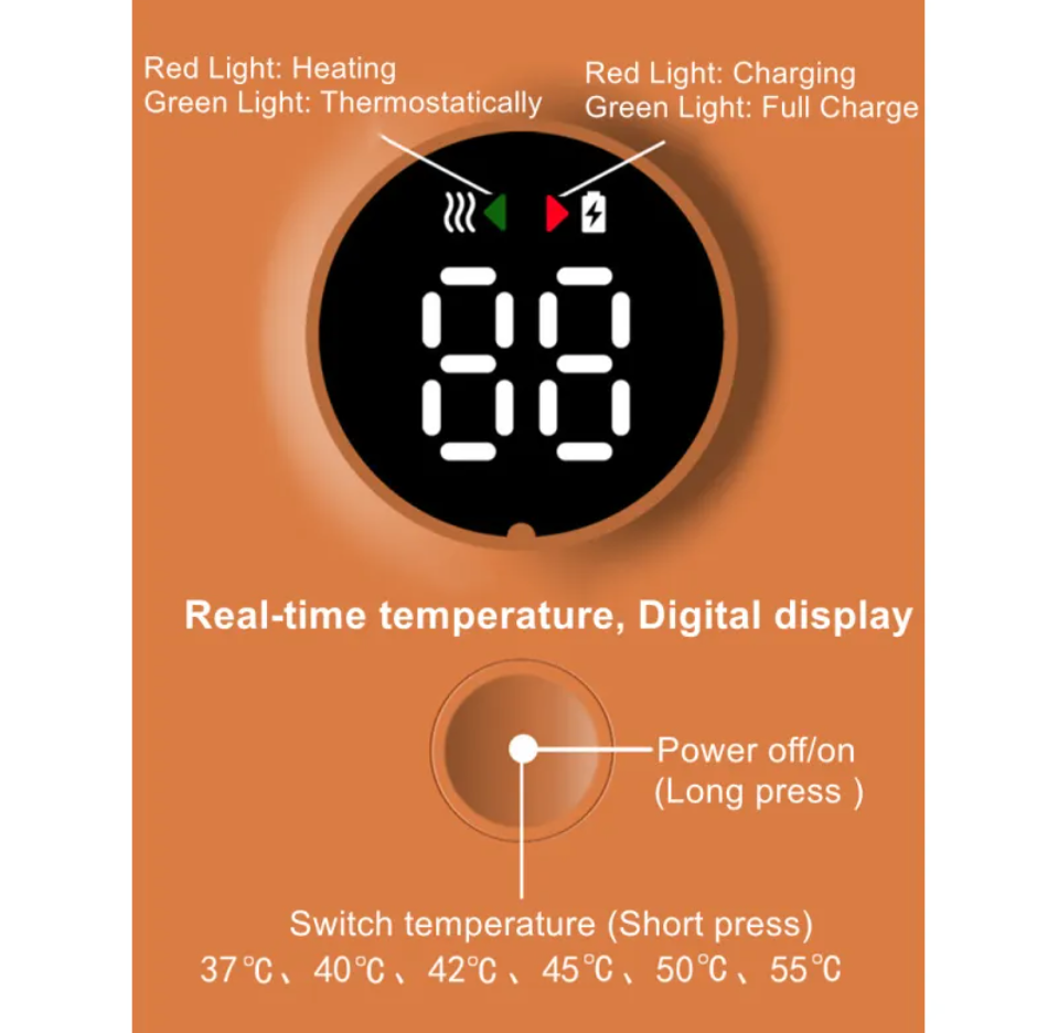 Chauffe-biberon portable sans fil