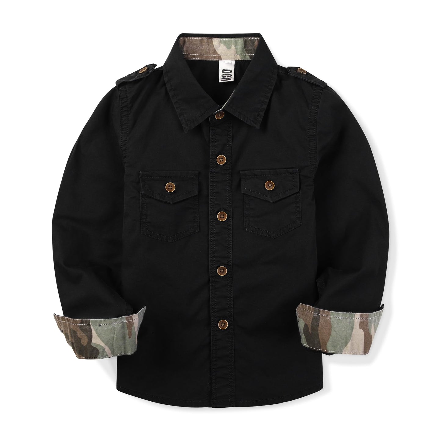 Military Style Casual Shirt  12-13Y
