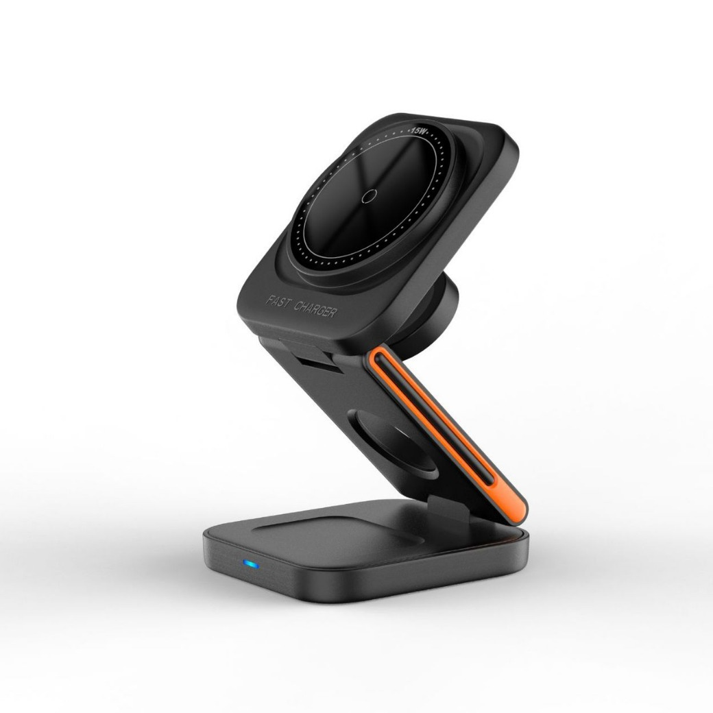 Chargeur sans fil pliable 3-en-1