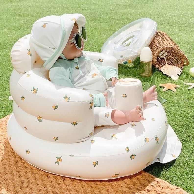 Fauteuil gonflable pour bébé pour manger et le bain