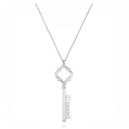 POMINA Quatrefoil Clover Long Necklace