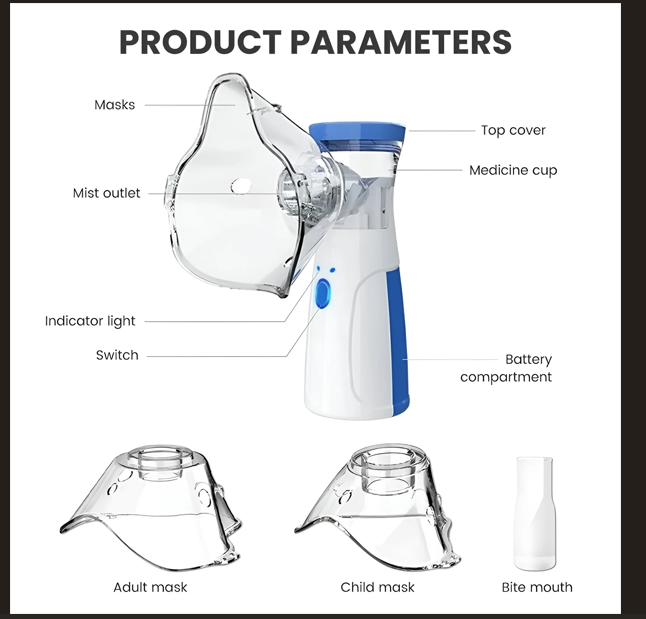 Nébuliseur portable Inhalateur d'asthme portatif