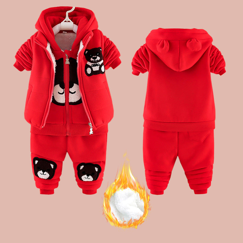 Cozy Kiddie Seasonal Outfit Trio
