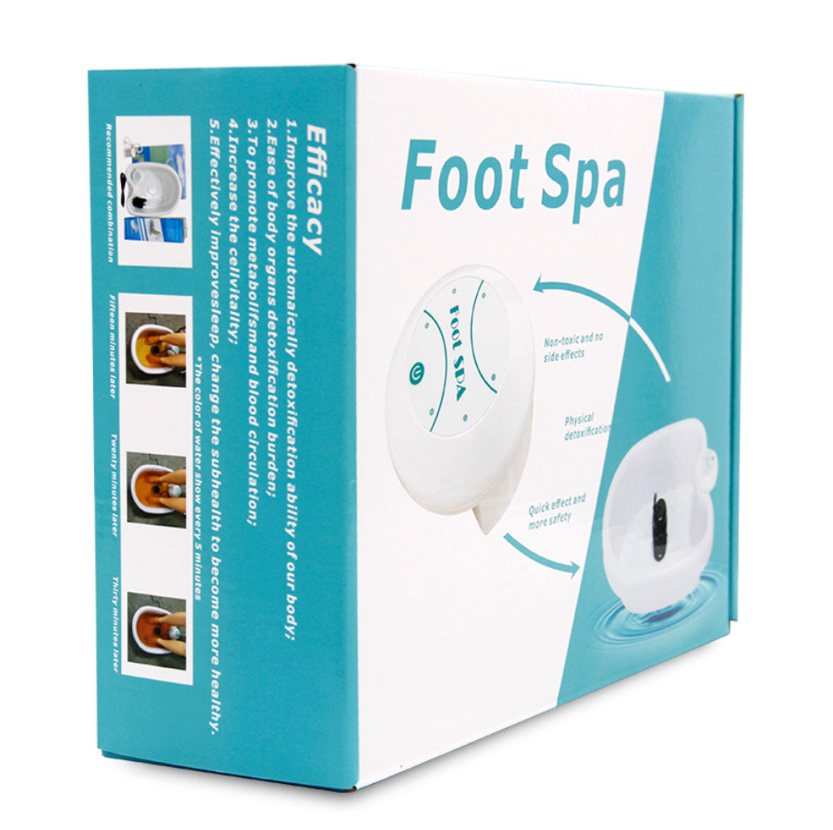 Appareil de massage des pieds ionique compact