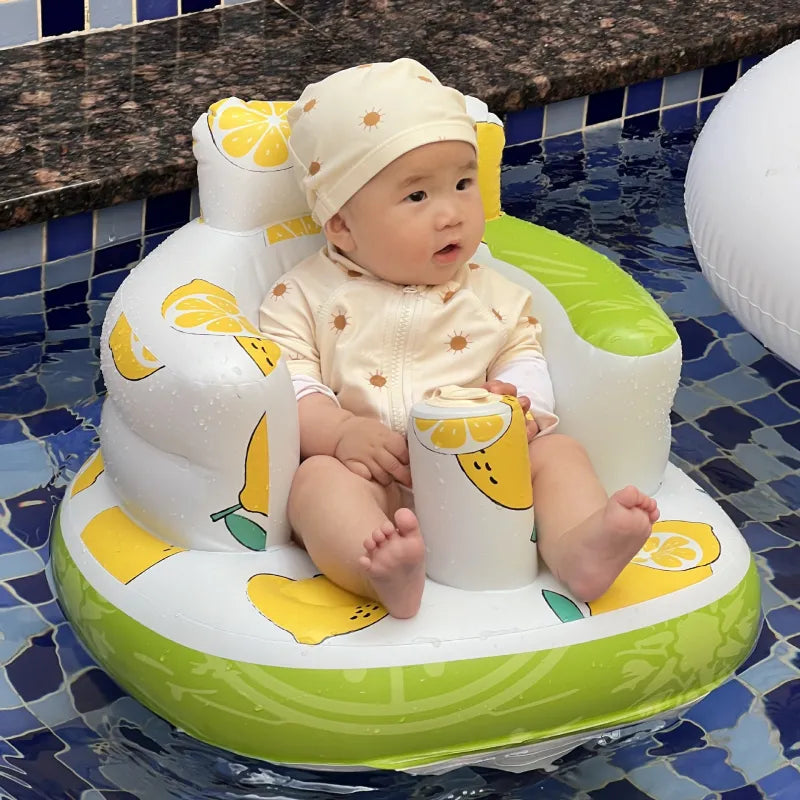 Fauteuil gonflable pour bébé pour manger et le bain